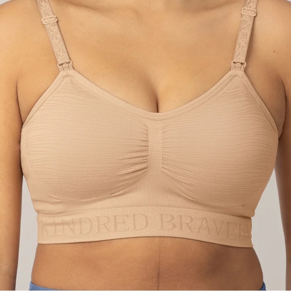 Sublime® Hands-Free Pumping & Nursing Bra | Beige